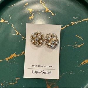 & Other Stories Gold Sparkling Earring